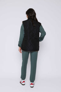 Julie-Reversible Sherpa Lined Vest by Orb
