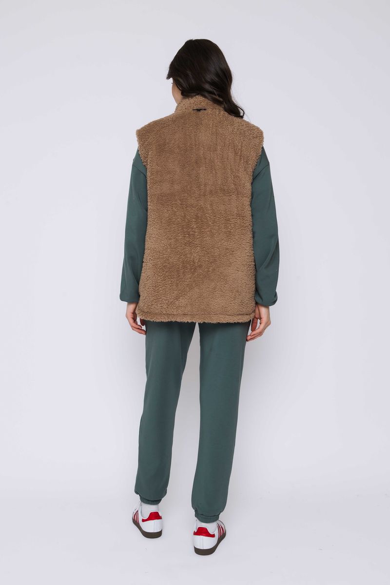 Julie-Reversible Sherpa Lined Vest by Orb