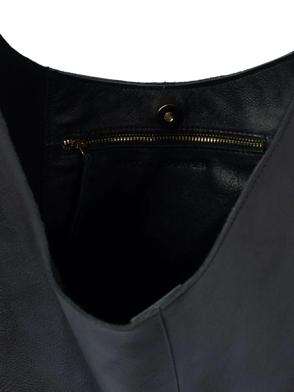 Knot Leather Shoulder Bag by Risa