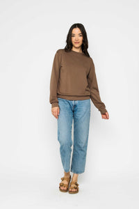 Jenna Fleece Crew Neck Sweater by Orb