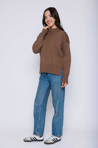 Lita Mock Neck Pullover by Orb
