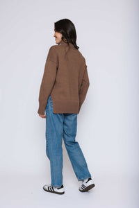 Lita Mock Neck Pullover by Orb