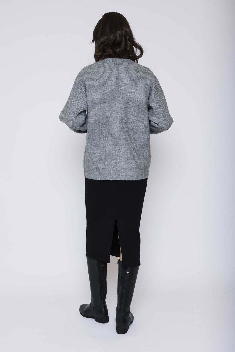 Chrys-Ribbed Cardigan by Orb