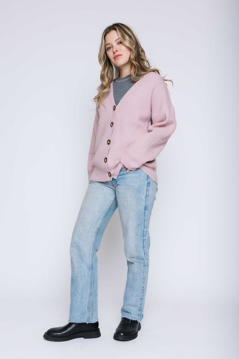 Chrys-Ribbed Cardigan by Orb