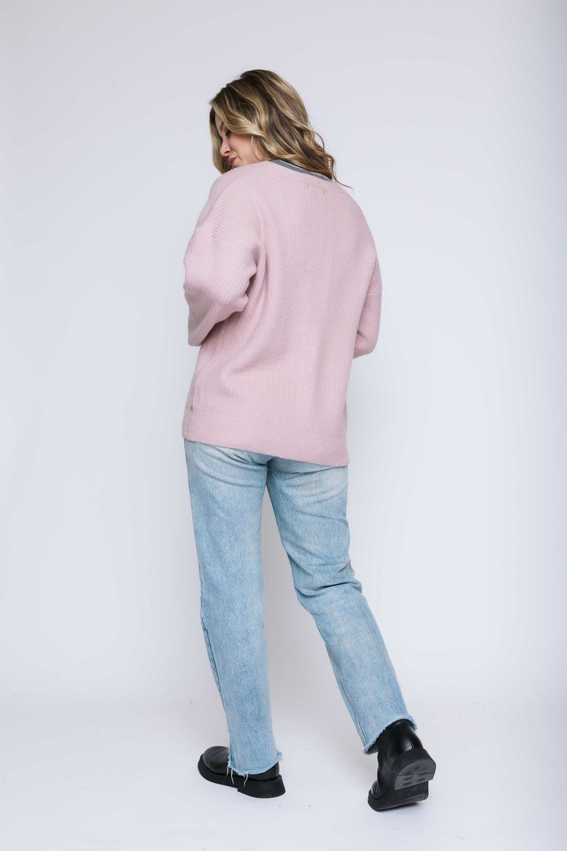 Chrys-Ribbed Cardigan by Orb