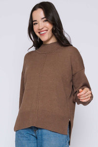 Lita Mock Neck Pullover by Orb