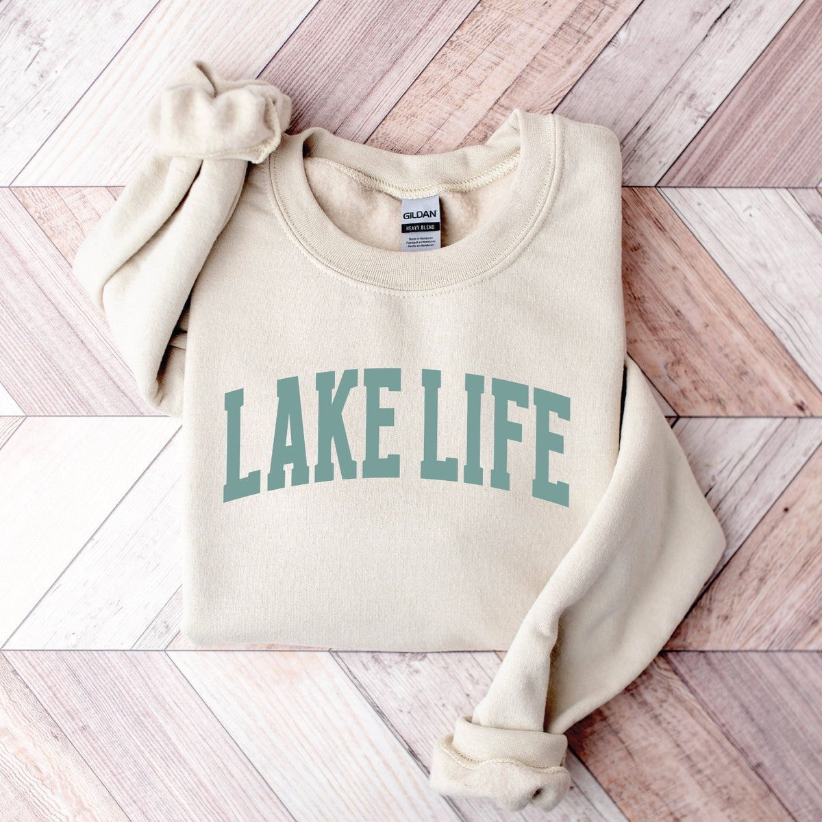 Lake Life Crewneck Sweatshirt by Petitrue