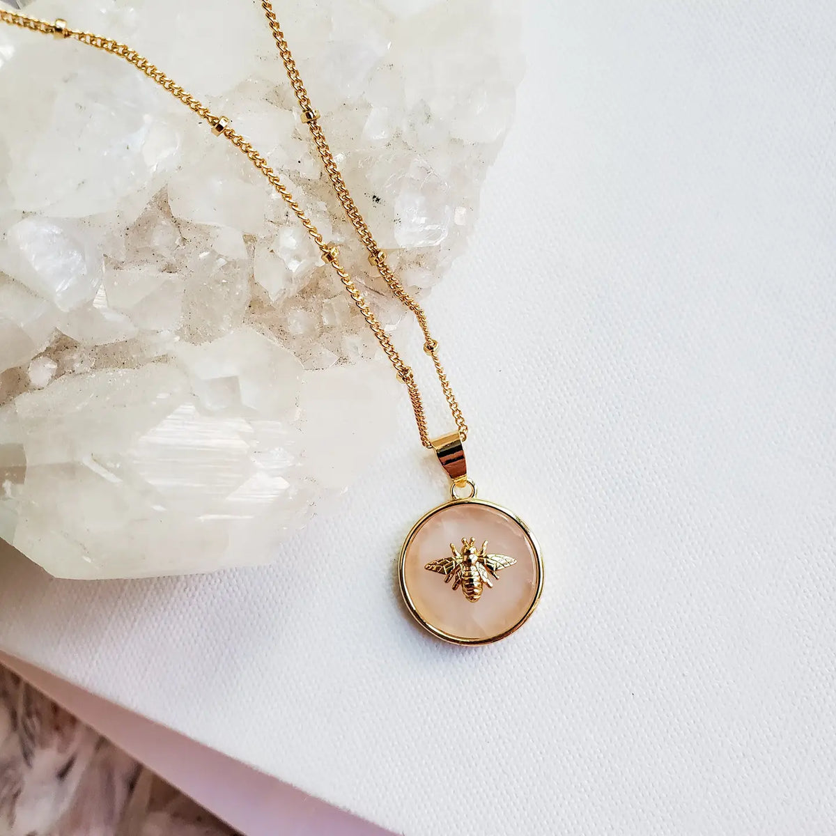 Queen Bee Necklace by Rock Paper Pretty