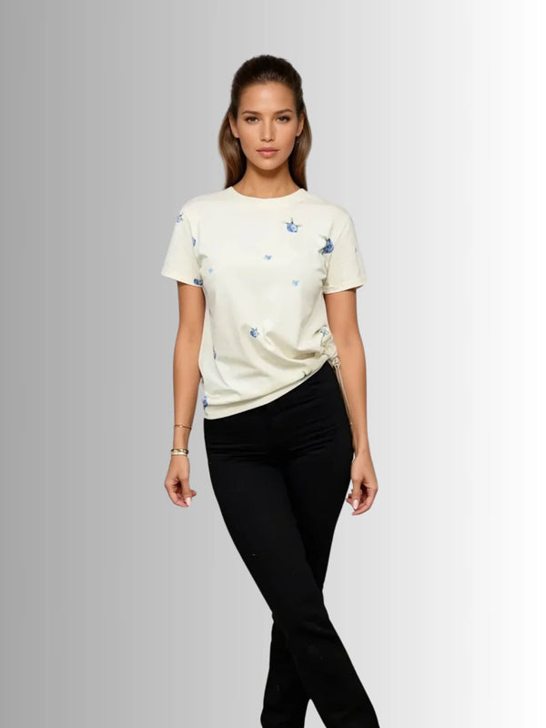 Reign Cuff Sleeve Tie Tee by Priv