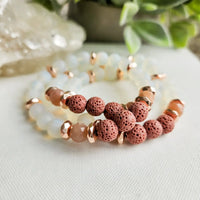 Burgundy Bracelet by Rock Paper Pretty