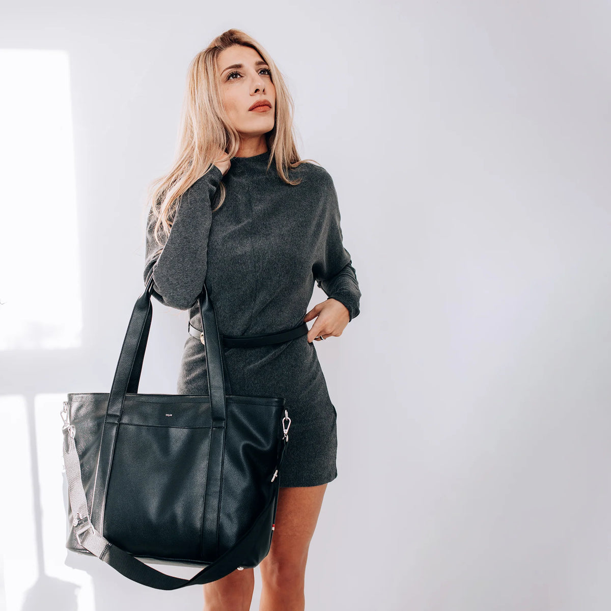 The Edit Vegan Leather Tote by Co-Lab