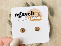 Evil Eye Studs by Agaveh girl