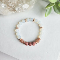 Burgundy Bracelet by Rock Paper Pretty