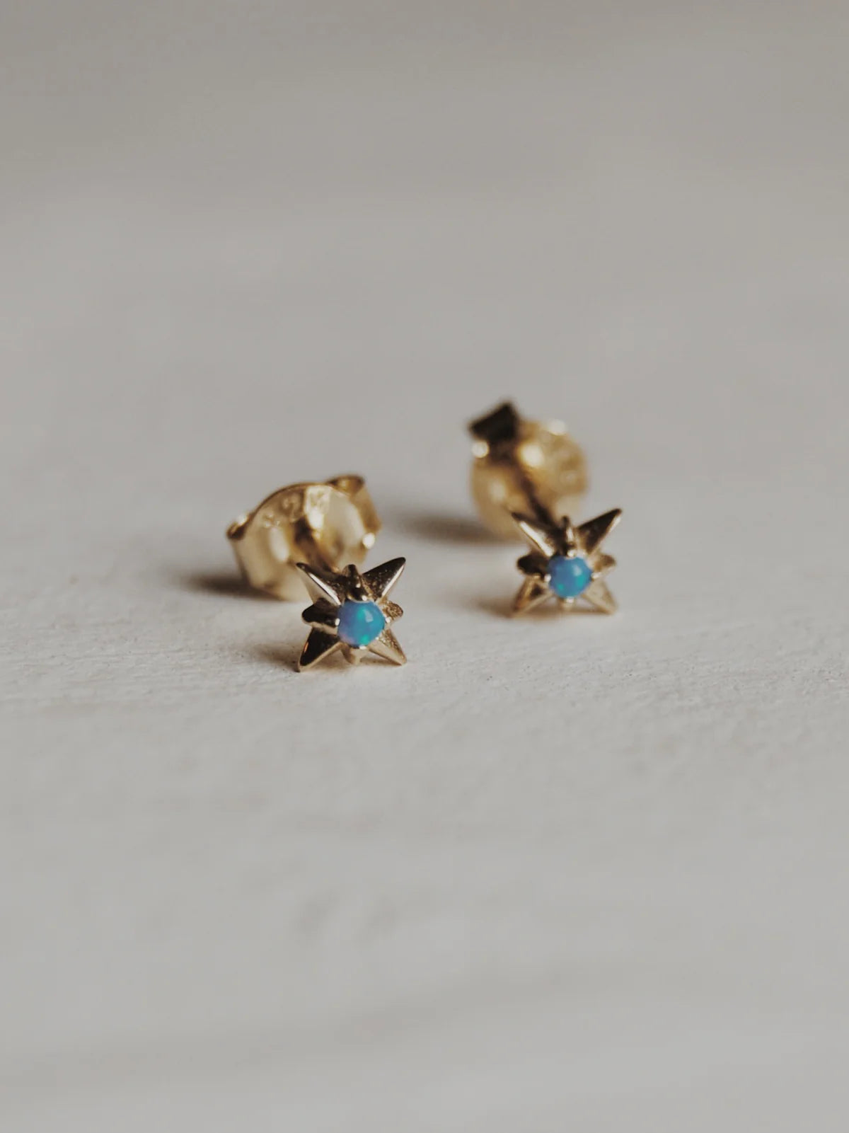 Opal Star Stud Earrings by Olive Branch Jewelry & Co.