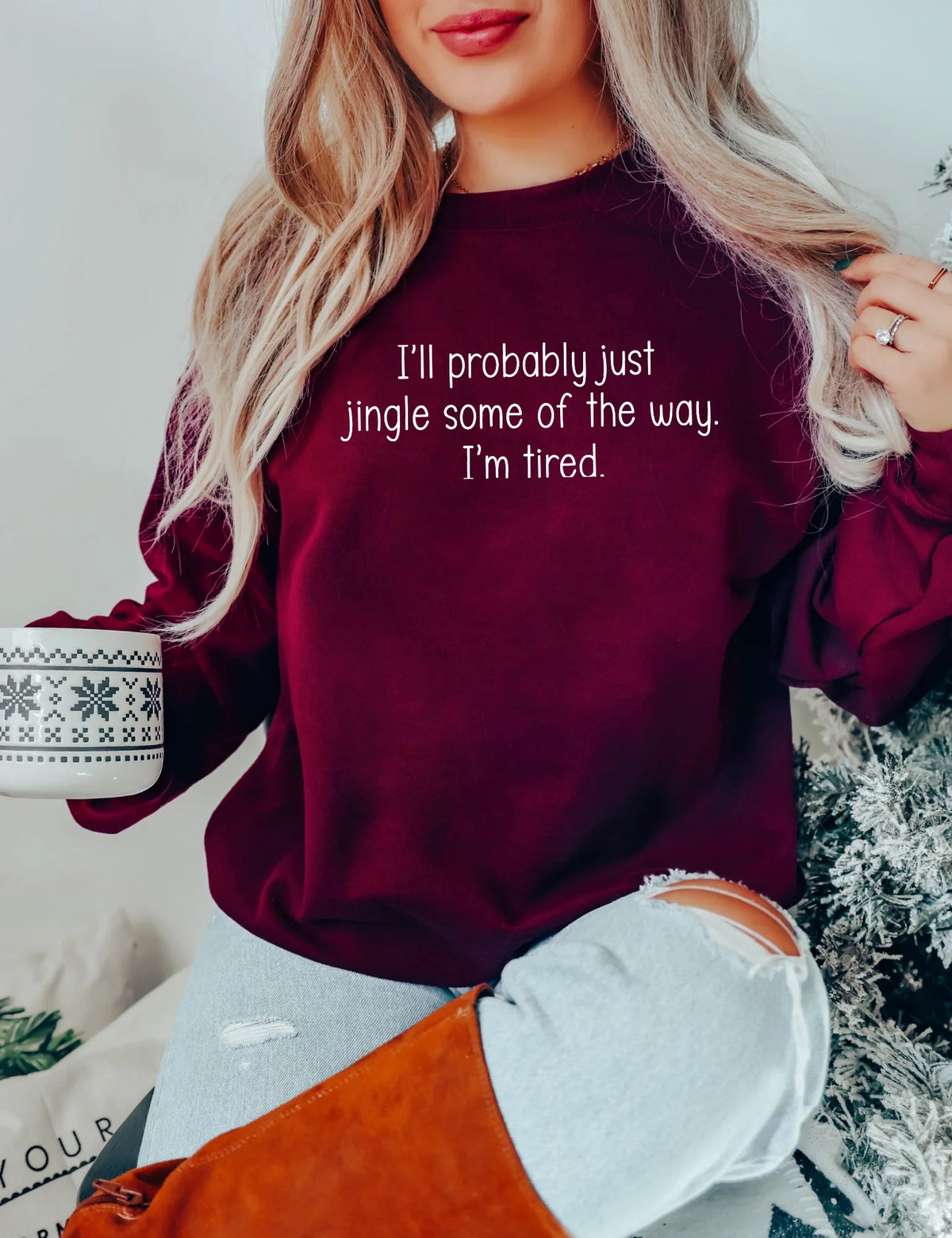 I'll Probably Just Jungle Some Of The Way Sweater by Blond Ambition