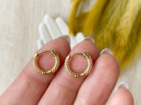 Snake Skin Hoops by Agaveh girl