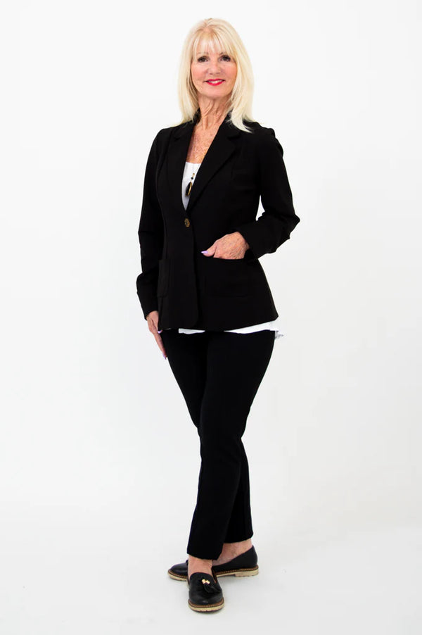 Blue Sky- Anders Blazer, Black, Modal