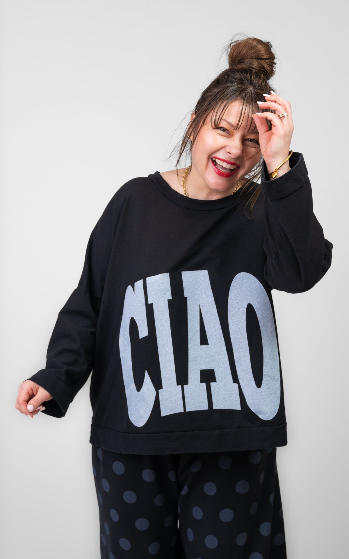 Oversized Pull Over Sweater by Me & Gee
