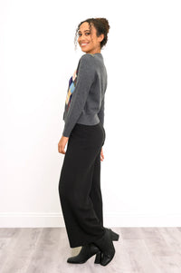 Argyle Wool Cashmere Sweater by Blue Sky
