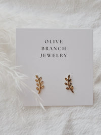 The Vine Stud Earrings by Olive Branch Jewelry & Co.