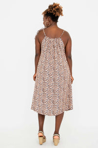 Leopard Print Beach Dress by Blue Sky