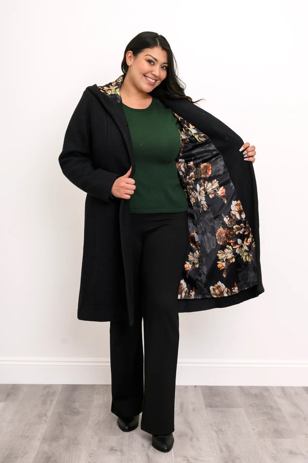 Britt Wool Viscose Coat by Blue Sky