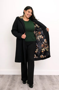 Britt Wool Viscose Coat by Blue Sky