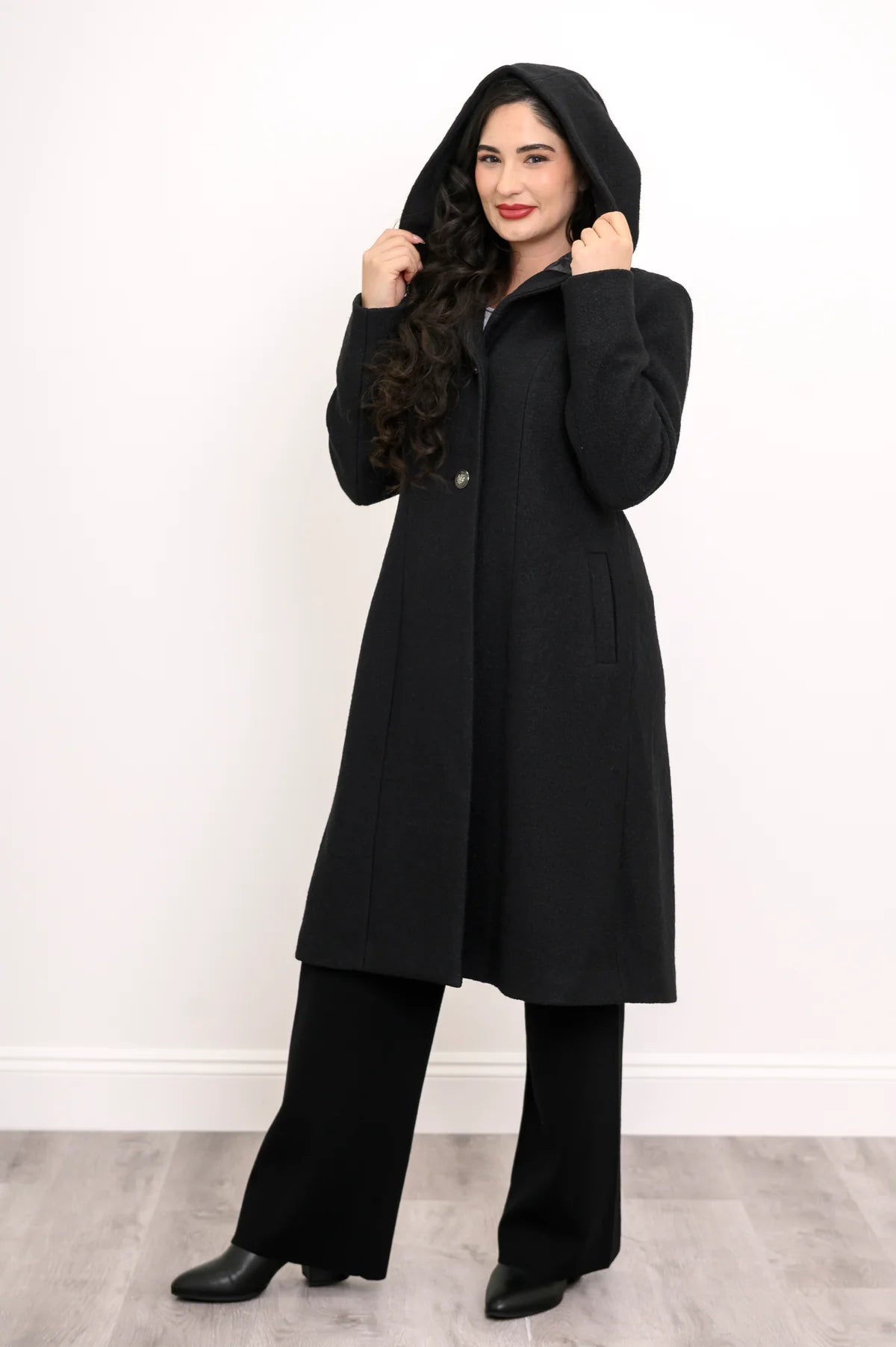 Britt Wool Viscose Coat by Blue Sky