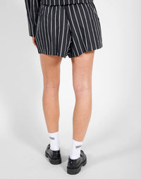 Brunette - Striped Shorts Black & White