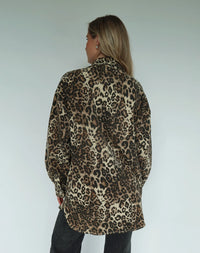 Shania Leopard Denim Jacket by Brunette