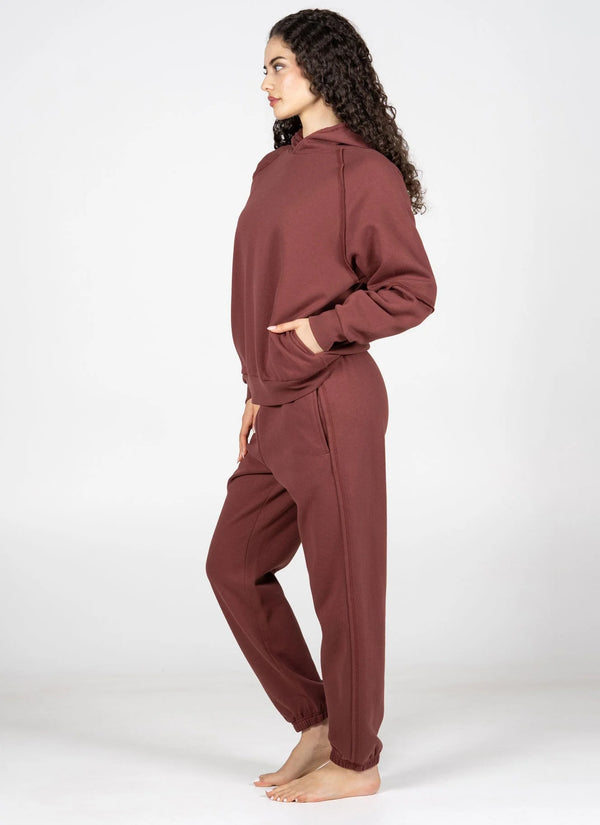 Recycled Poly/Cotton Fleece Jogger Pant by Ces Moi