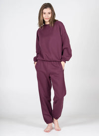 Recycled Poly/Cotton Fleece Jogger Pant by Ces Moi