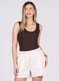 Seamless Rib Tank by C'est Moi