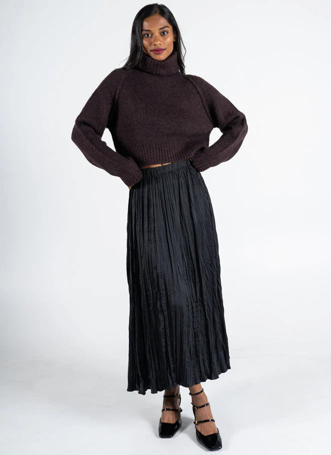 Pleated Maxi Skirt by Ces Moi