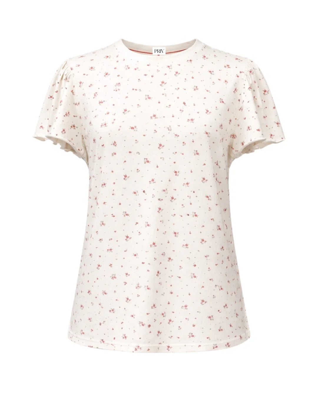 Colette Floral Cotton Tee by Priv