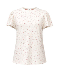 Colette Floral Cotton Tee by Priv