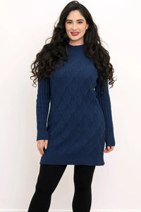 Dina Vintage Cotton Sweater by Blue Sky