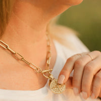 Carylee Compass Necklace by Isla Rae Jewelry