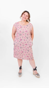 Rose Linen Dress by Me & Gee
