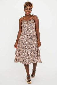 Leopard Print Beach Dress by Blue Sky