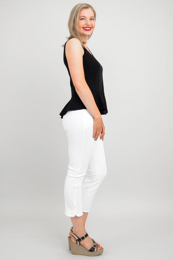 Ginny Linen Bamboo Tank by Blue Sky