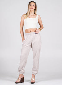 Recycled Cotton Fleece Jogger Pant by C'est Moi