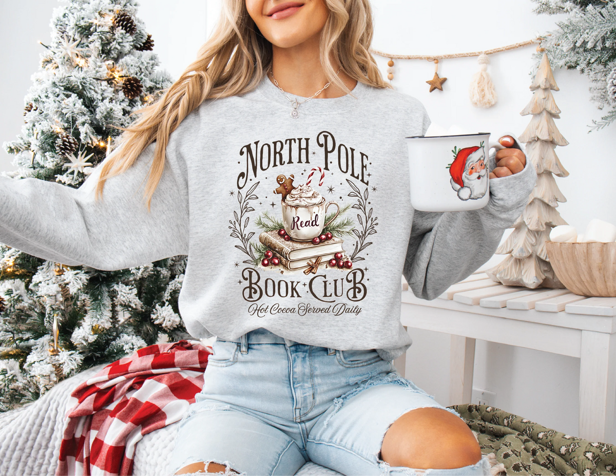 North Pole Book Club Sweater by Blond Ambition