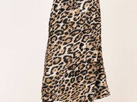 Leopard Print-midi skirt by Me & Gee