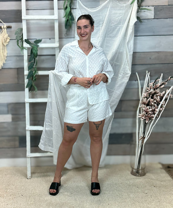 Carlie Textured Short Set by PRIV