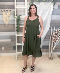 Shauna Bamboo Linen Dress By Blue Sky