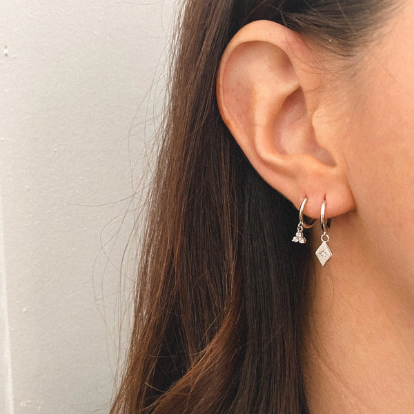 Ofina .925 Silver Hoops by Horace
