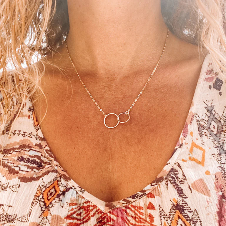 Ebb & Flow - Double Circle Necklace