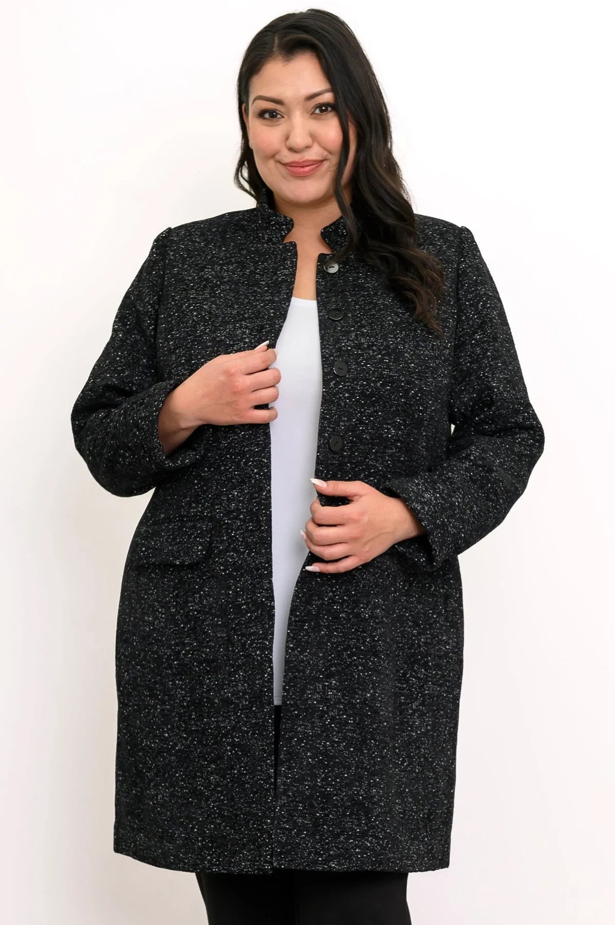 Julia Viscose Coat by Blue Sky