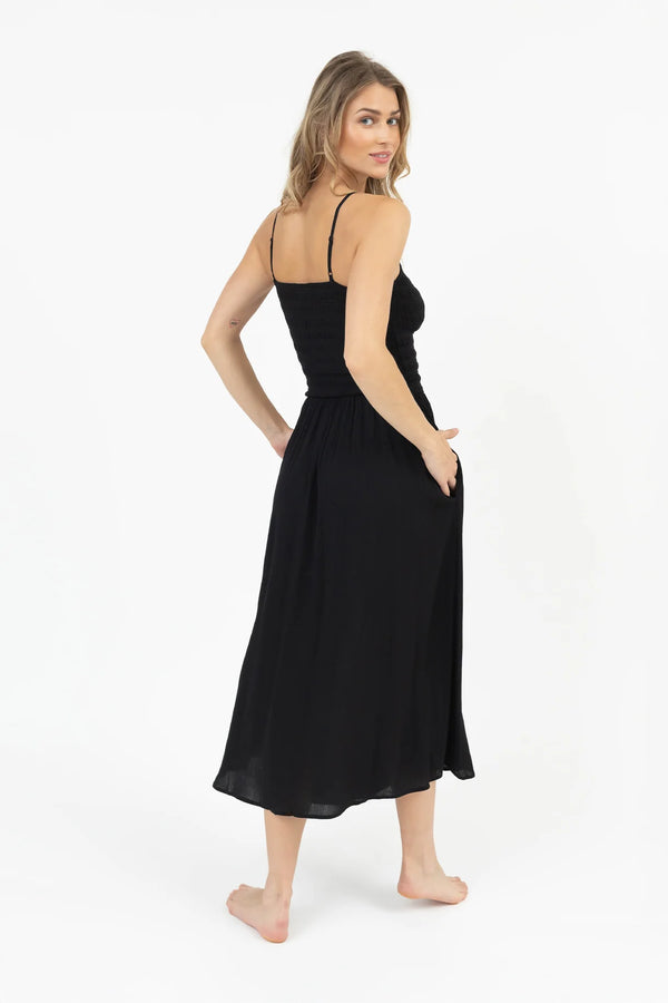Miami Luxe High Neck Midi Dress by Koy